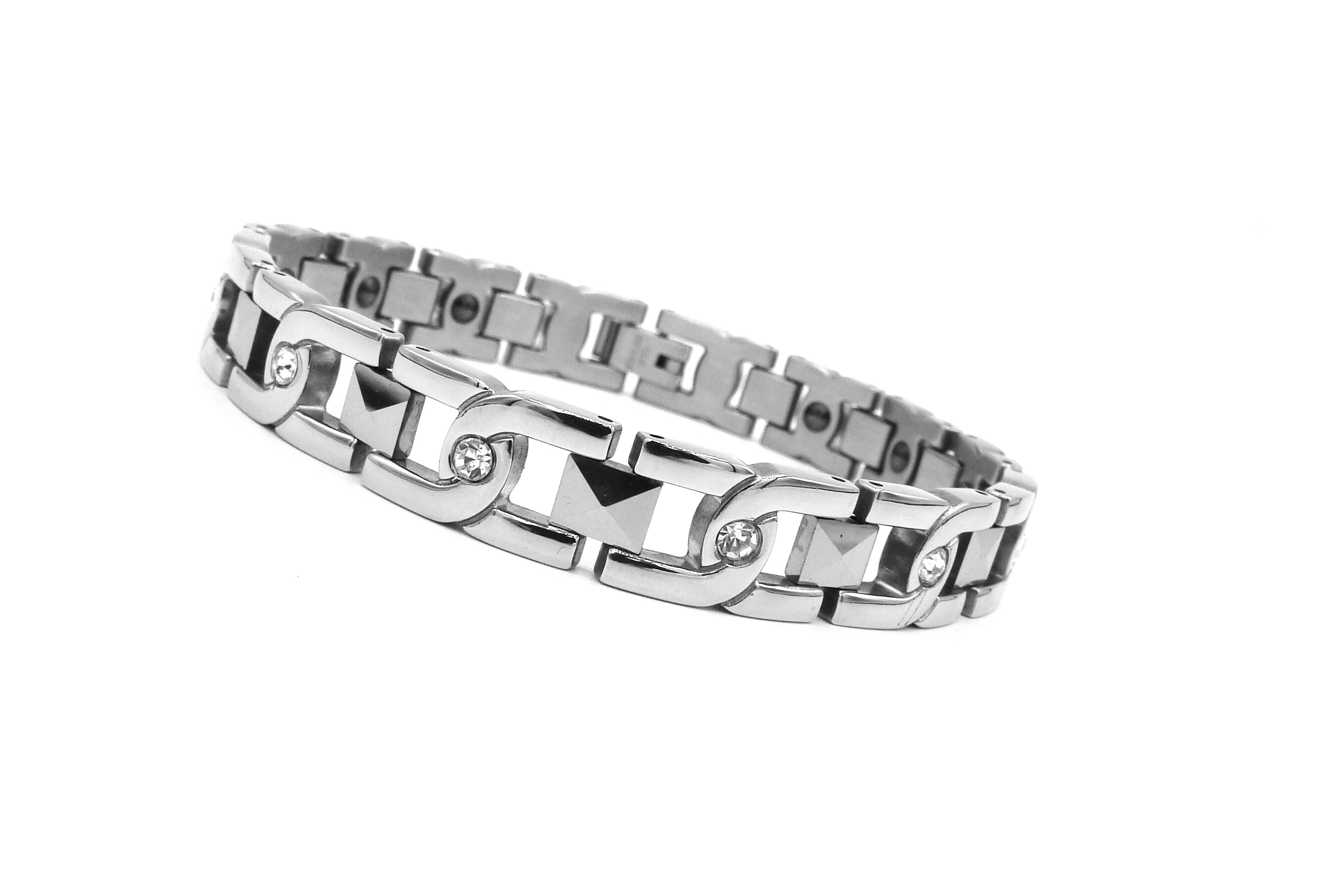 Steel Jewelry Náramek magnetický z chirurgické oceli NR230926