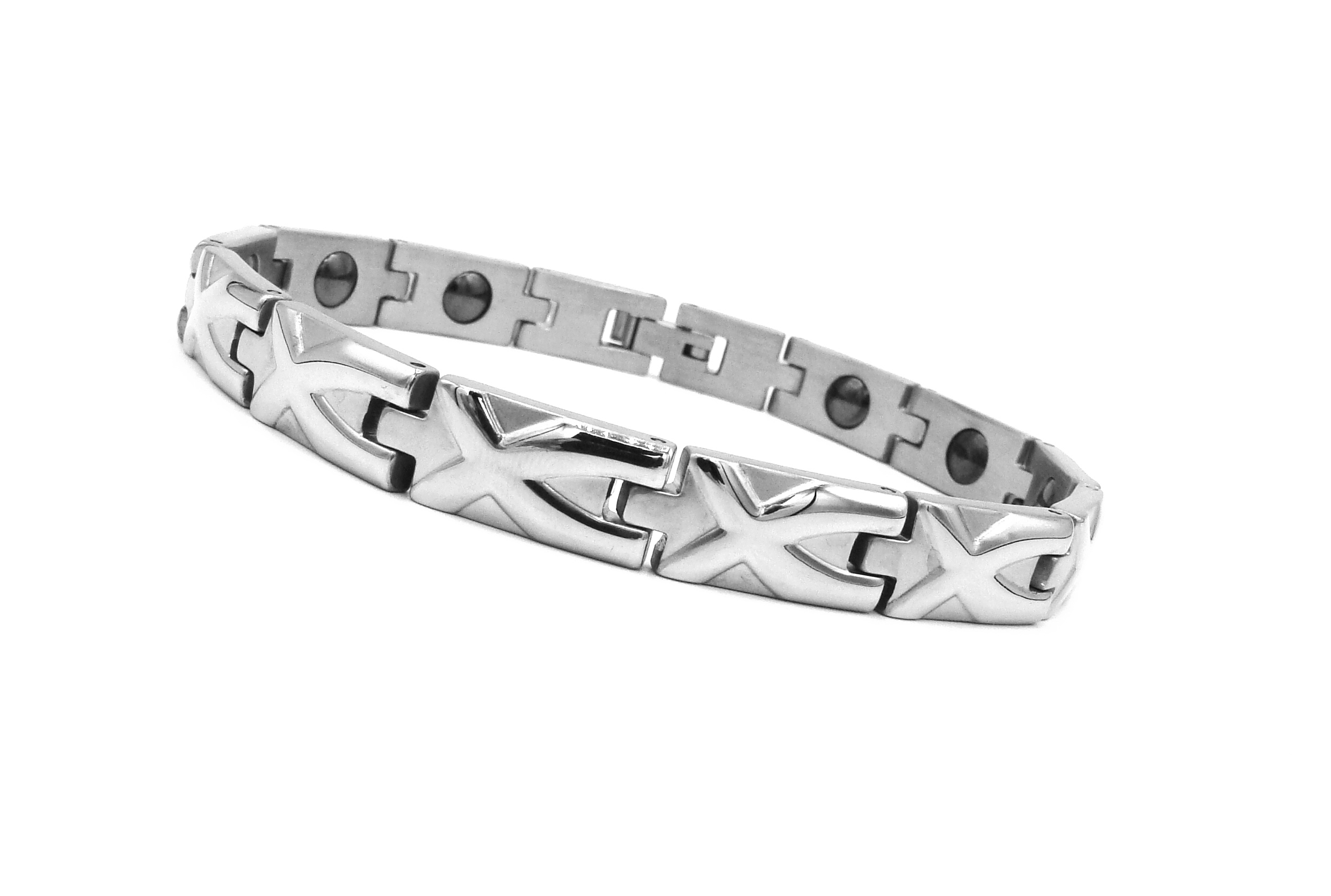 Steel Jewelry Náramek magnetický z chirurgické oceli NR230927