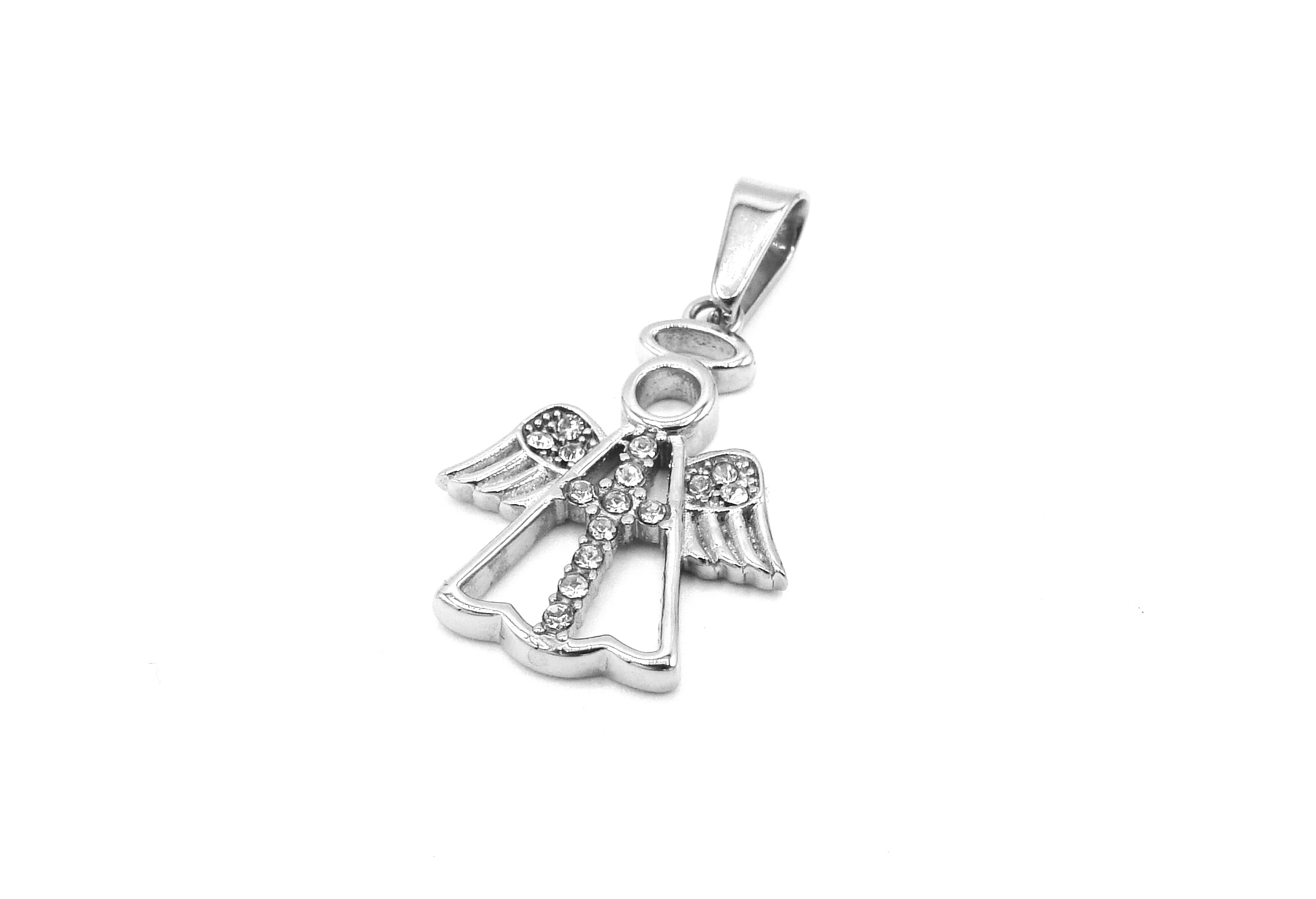 Steel Jewelry přívěsek ANDĚL Chirurgická ocel PR231139