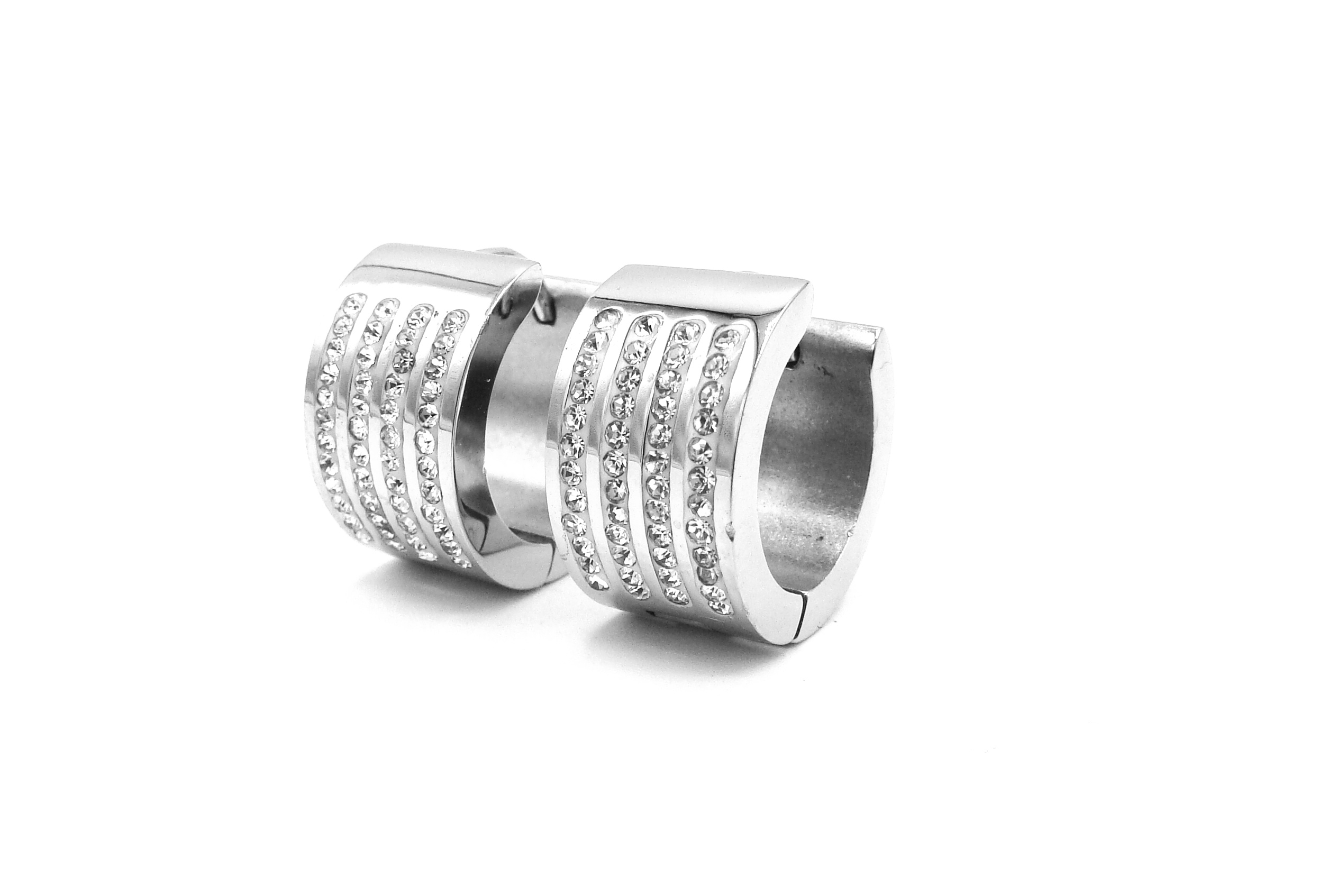 Steel Jewelry náušnice KRUHY Chirurgická ocel NS231152