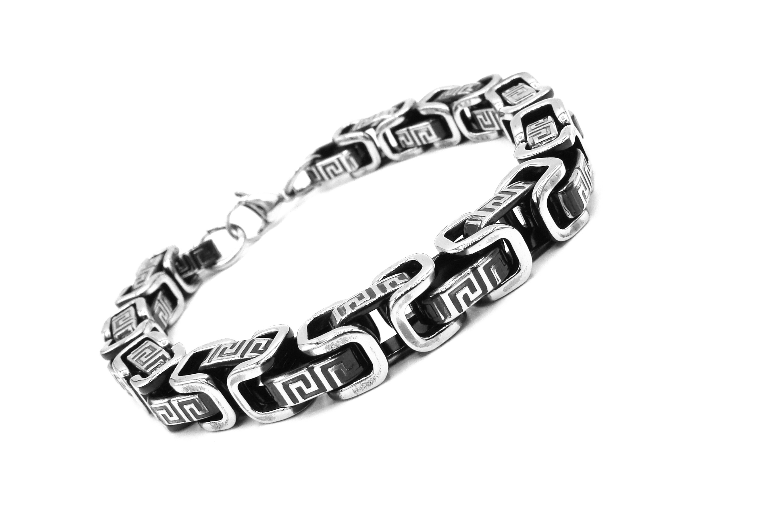 Levně Steel Jewelry náramek MASIVNÍ Chirurgická ocel pánský NR231162