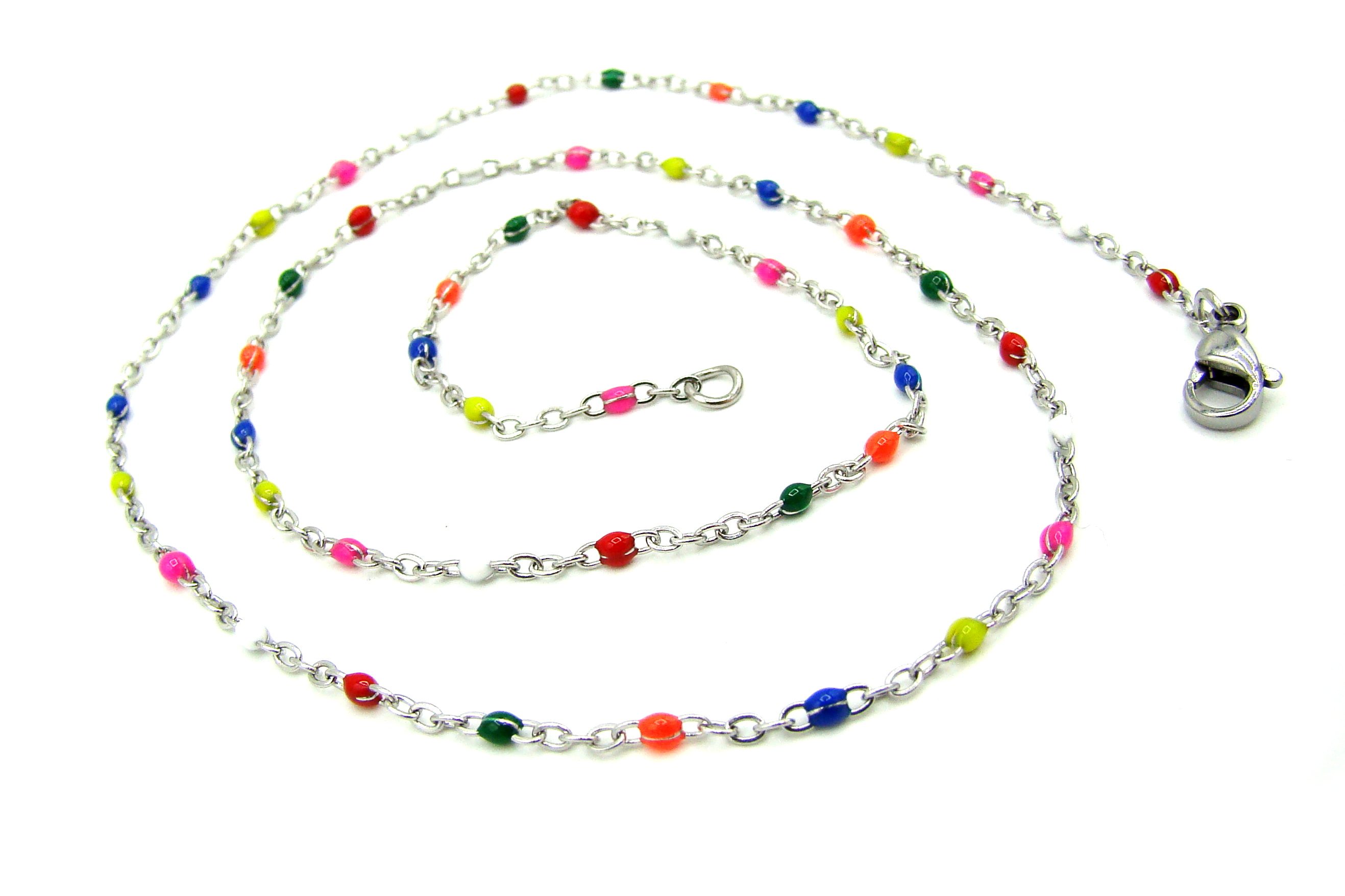 Steel Jewelry řetízek BAREVNÝ Chirurgická ocel NH231174