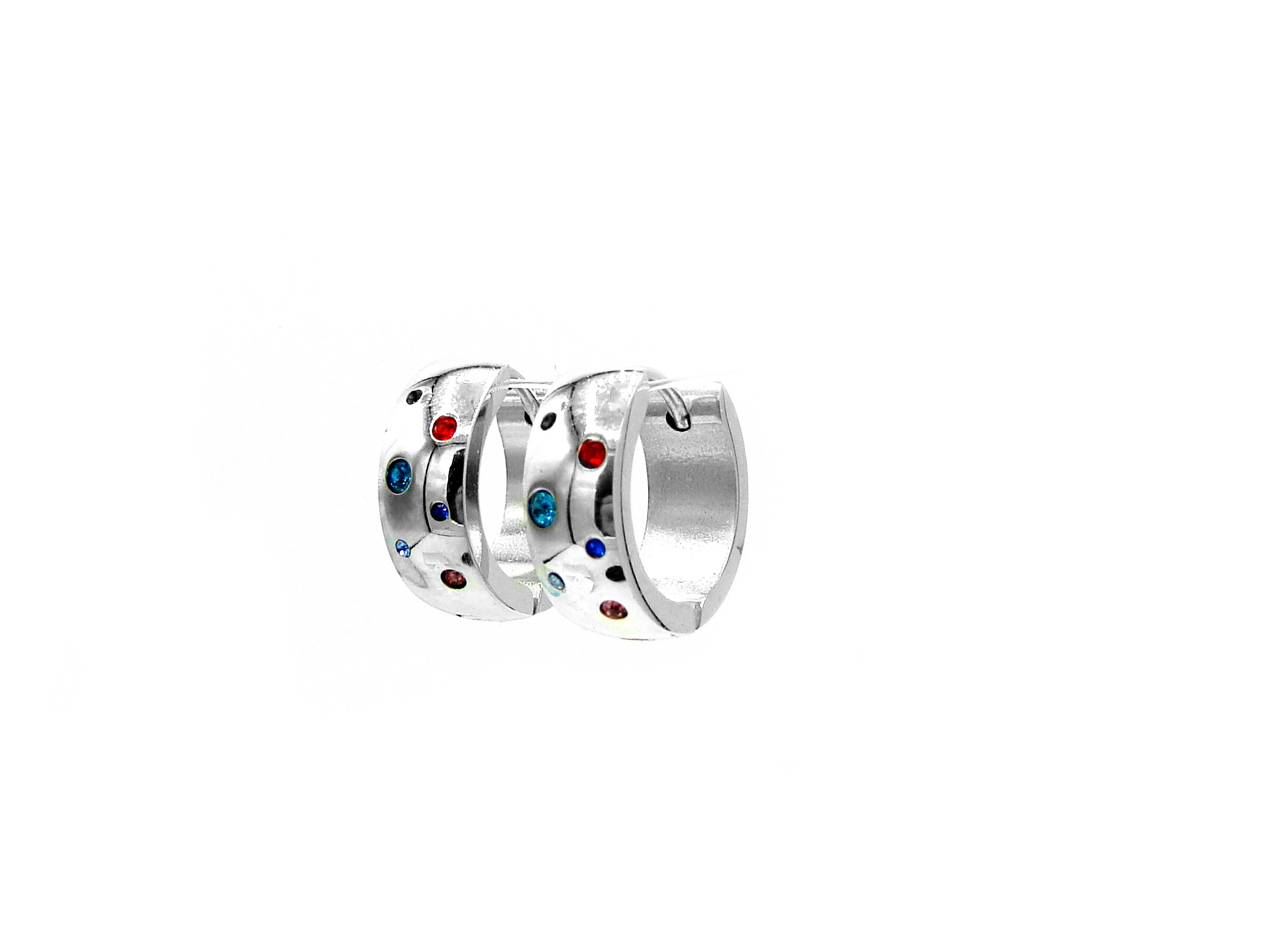 Levně Steel Jewelry Náušnice KRUHY Chirurgická ocel NS240116