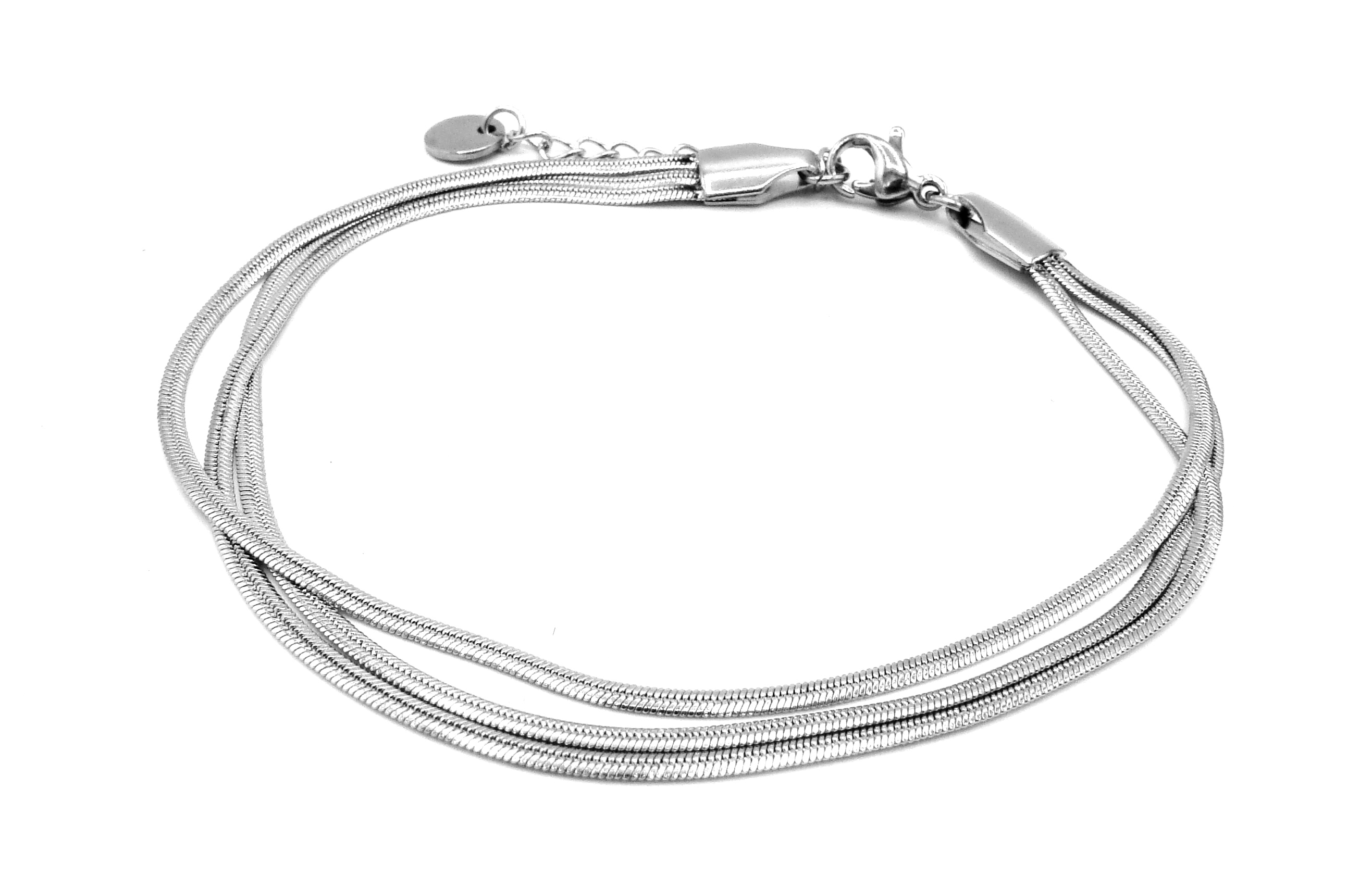 Steel Jewelry Náramek TROJITÝ Chirurgická ocel NR240262