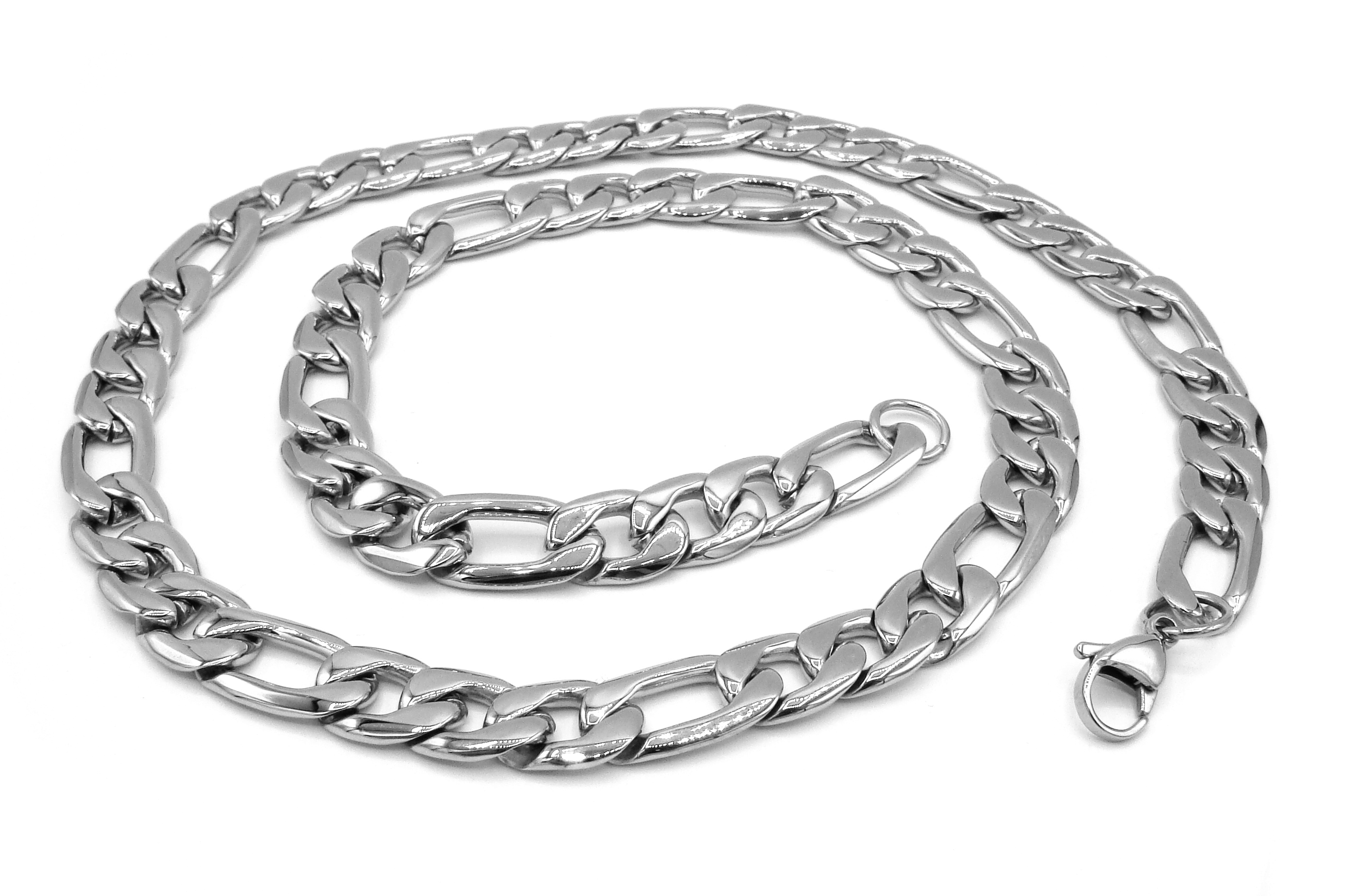 Levně Steel Jewelry Řetízek FIGARO 9 mm Chirurgická ocel NH240264