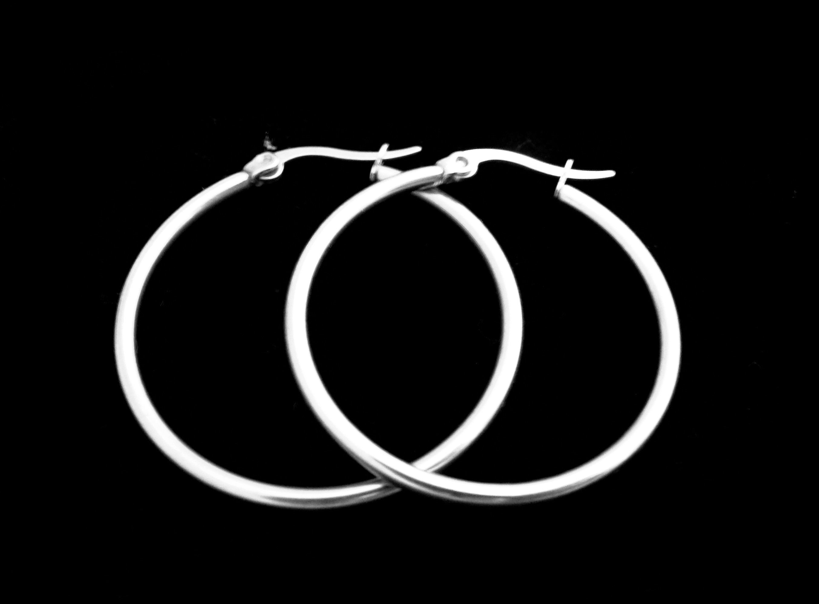 Steel Jewelry náušnice KRUHY 30 mm z chirurgické oceli NS141117