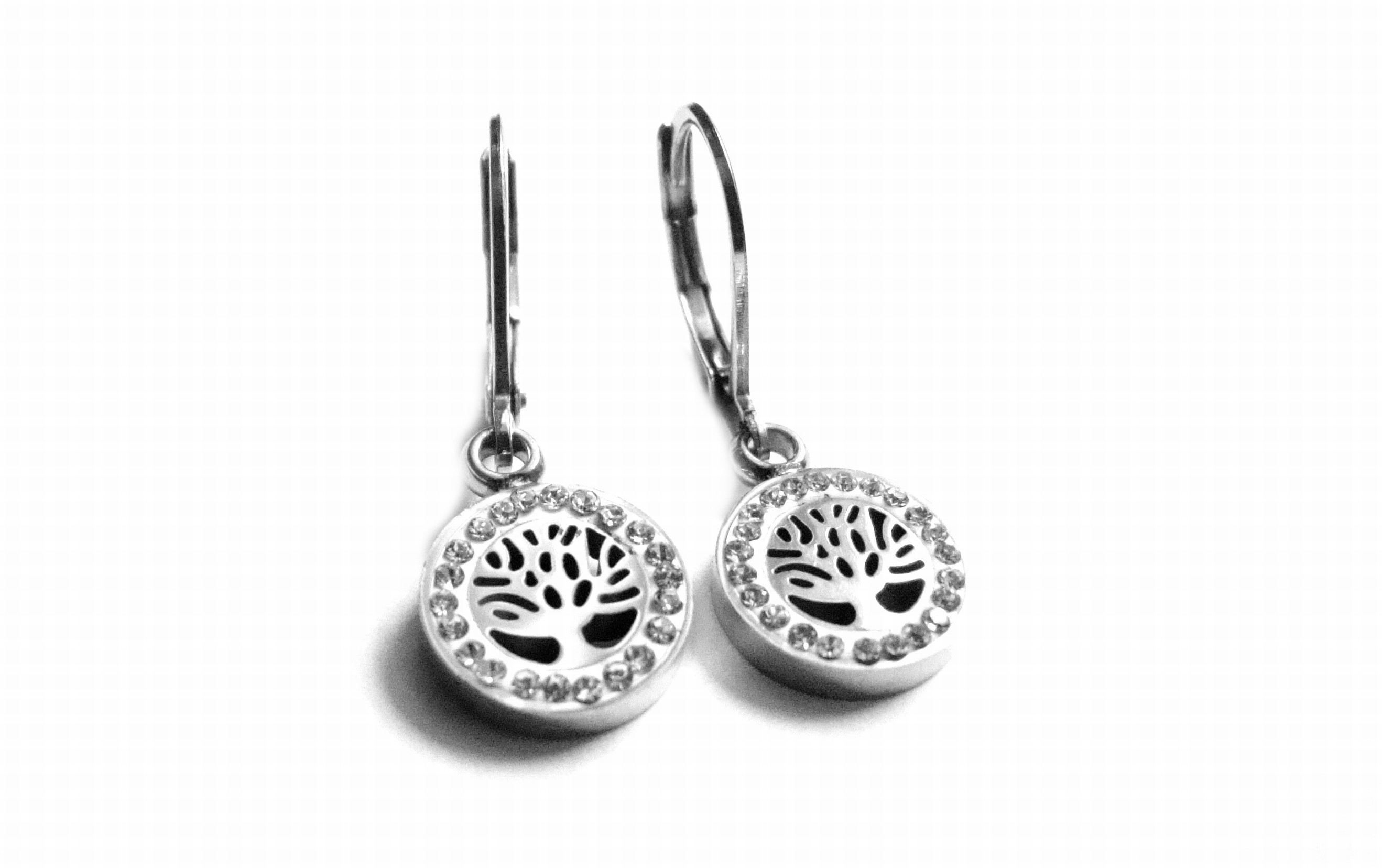 Steel Jewelry Náušnice strom života z chirurgické oceli NS090210