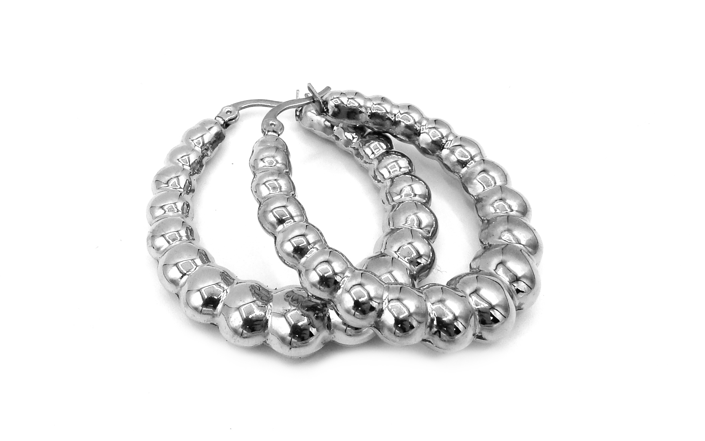 Steel Jewelry Náušnice oválky z chirurgické oceli NS090347