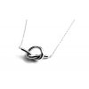 náhrdelník z chirurgické oceli uzel