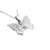 Řetízek Přívěsek Náhrdelník MOTÝL Chirurgická ocel NH140129