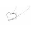 řetízek a přívěsek (náhrdelník) - chirurgická ocel - srdce