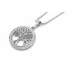 řetízek a přívěsek (náhrdelník) - chirurgická ocel - strom života