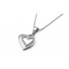 řetízek, náhrdelník - chirurgická ocel - dámský - srdce