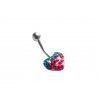 piercing s krystaly - jahodapiercing s krystaly - jahoda