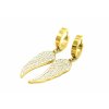 Náušnice ANDĚLSKÉ KŘÍDLA GOLD Chirurgická ocel NS231183