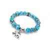 tyrkysový modrý náramek dámský bižuterie
