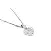 Dámský řetízek náhrdelník srdce z chirurgické oceli NH250208