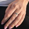 dámský prsten Sofie z chirurgické oceli - na prstu