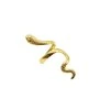 dámský zlatý prsten had z chirurgické oceli prsten chirurgická ocel