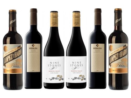 Srovnání ročníků červená vína Tempranillo a Shiraz OceněnáVína CZ (1)