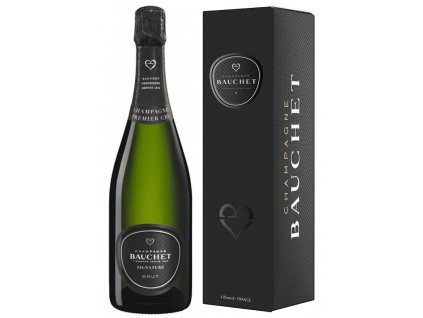 Champagne Premier Cru Signature, Bauchet, Brut dárkové balení OceněnáVína CZ (1)