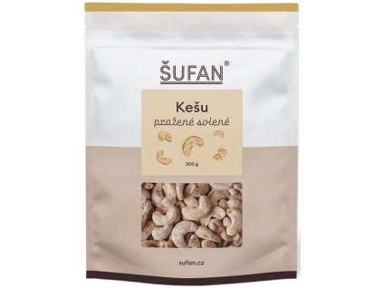 Kešu pražené, solené, 200g, Šufan OceněnáVína CZ