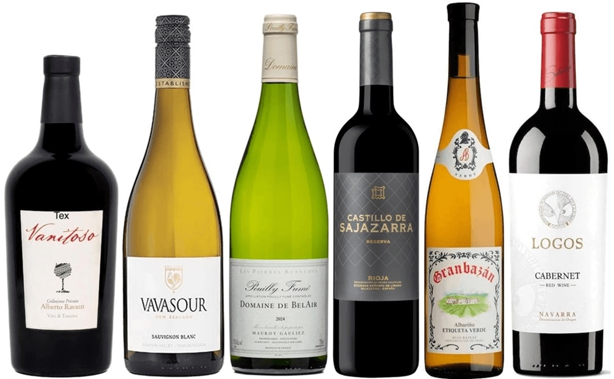 Decanter Wine Awards - mix oceněných vín