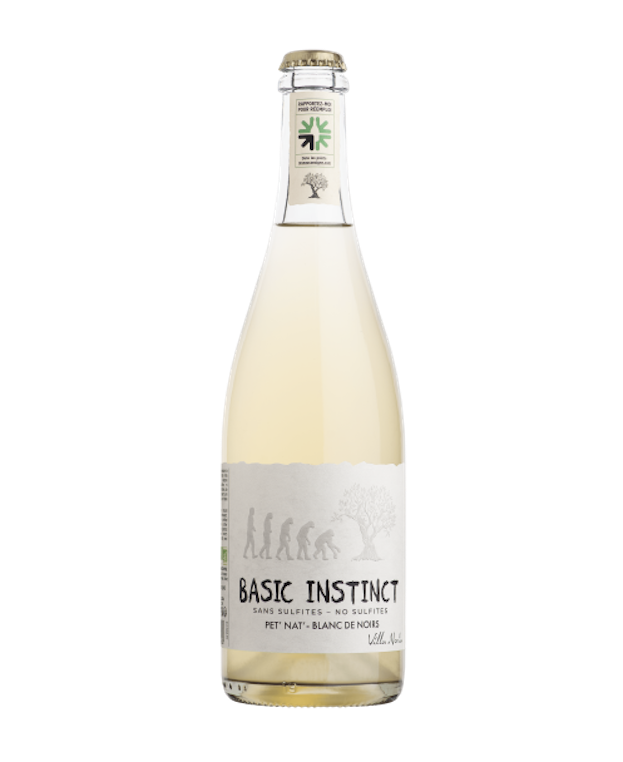 Villa Noria BIO PetNat - Blanc de Noirs Basic Instinct, Villa Noria, bez siřičitanů