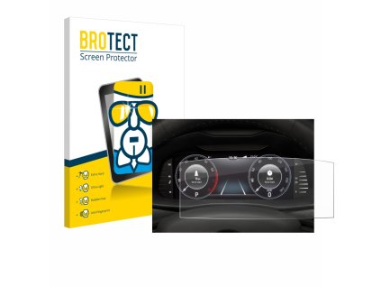 BROTECT AirGlass skleněná tvrzená fólie pro Škoda Virtual Cockpit 10,25" Octavia, Karoq, Scala, Kodiaq, Superb