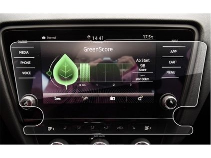 Tvrzené sklo BROTECT AirGlass pro Infotainment Amundsen Škoda Octavia 2017-2020
