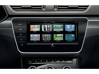 Tvrzené sklo BROTECT AirGlass pro Infotainment Columbus Škoda Superb 2017-2022 9,2"
