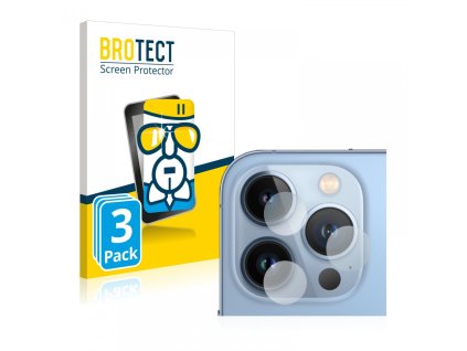 BROTECT AirGlass 3x fólie z tvrzeného skla pro Apple iPhone 13 Pro (POUZE fotoaparát)