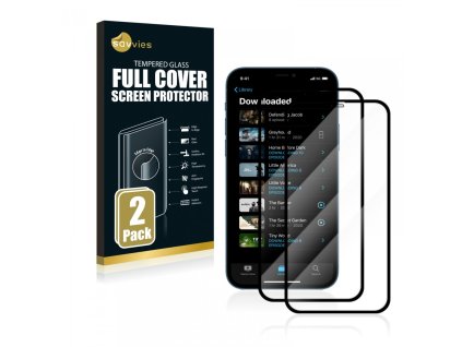Savvies ® Xtreme Glass 3D Full 2x tvrzené sklo pro Apple iPhone 12 Pro Max (černé)