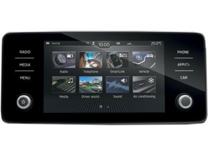 Tvrzené sklo Brotect Airglass pro Infotainment Bolero 2020-2023 8" Škoda Scala