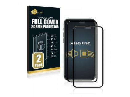 Savvies ® Xtreme 2x tvrzené sklo pro Apple iPhone 11 Pro (černé)