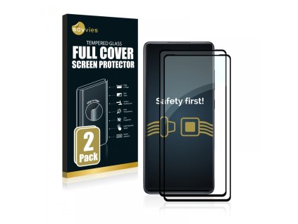 Savvies 2x tvrzené sklo 3D Full pro Samsung Galaxy S20 FE (černé)