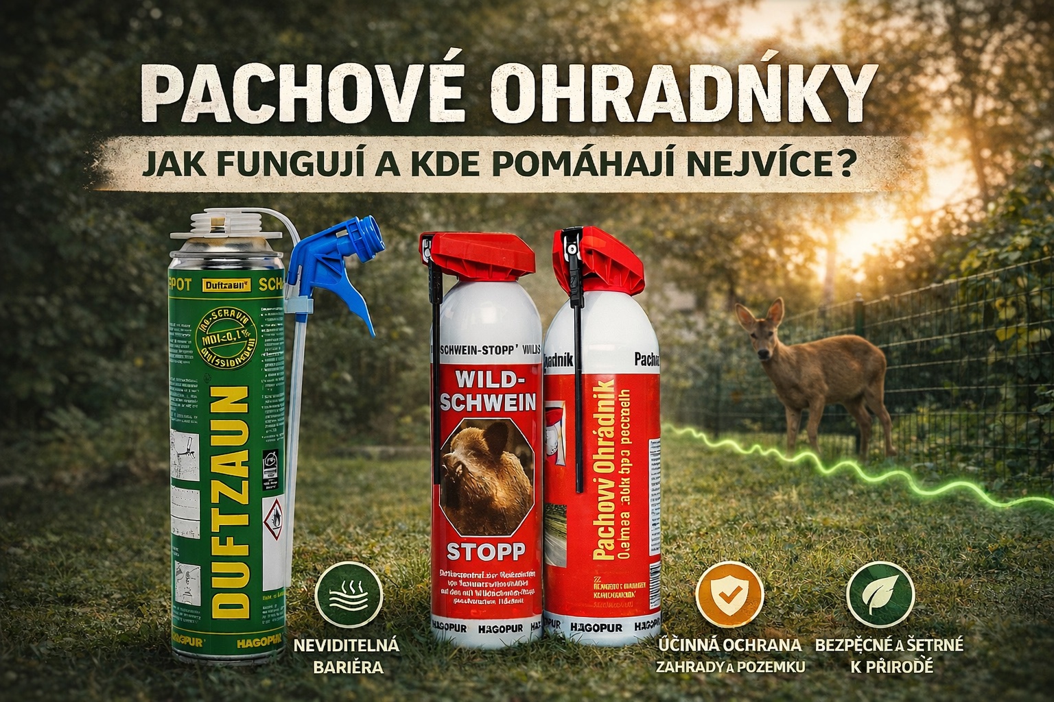 🌿 Pachový ohradník: Neviditelná ochrana, která opravdu funguje