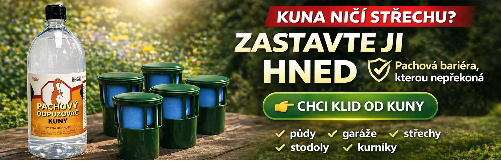 Jak se zbavit kuny?