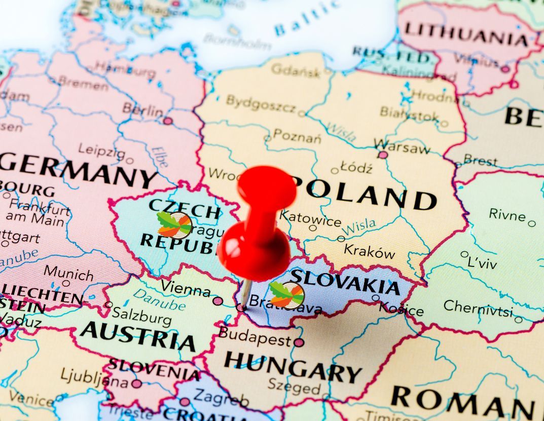 Objednávky na Slovensko a do zemí EU.