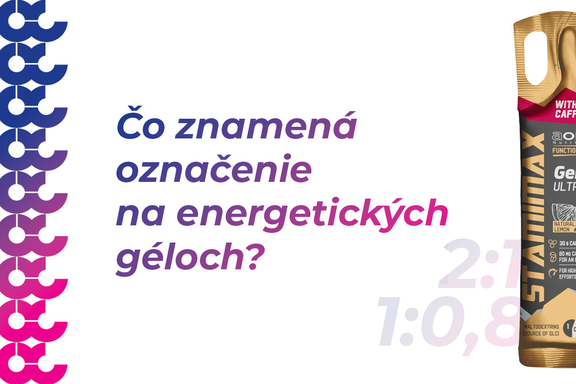 Čo znamená označenie na energetických géloch?
