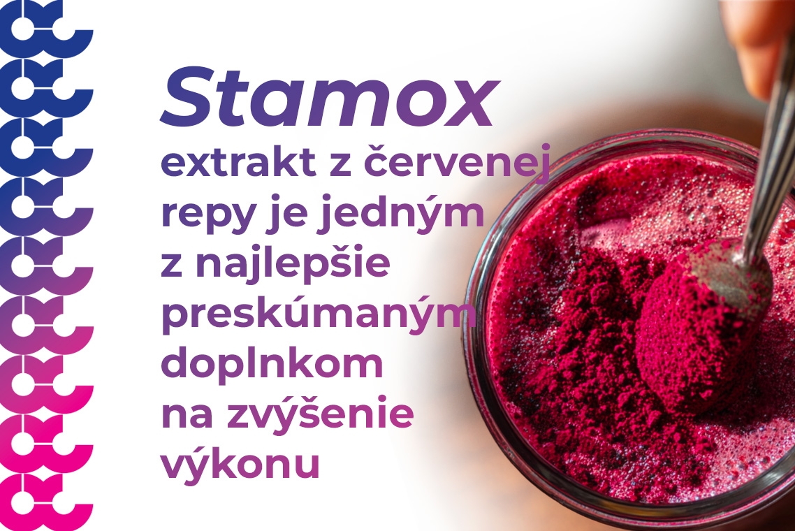 Stamox - extrakt z červenej repy je jedným z najlepšie preskúmaným doplnkom na zvýšenie výkonu