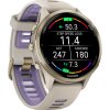 garmin forerunner 970 gps smartwatch frenchgrey softgold titanium 09 1876966