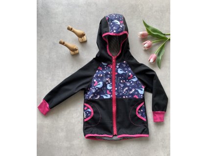 Softshellová bunda - PTÁČCI - JARNÍ SOFTSHELL