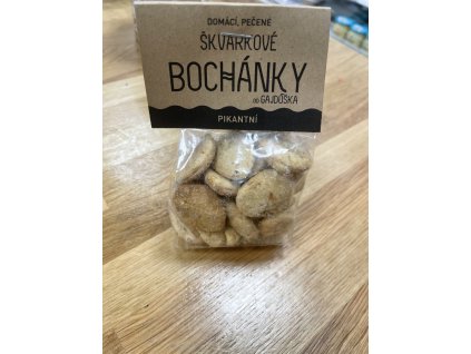 Domácí pečené škvarkové bochánky - pikantní 70g