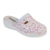 Dámská zdravotní obuv MED10 růžová květinová (Velikost 42)