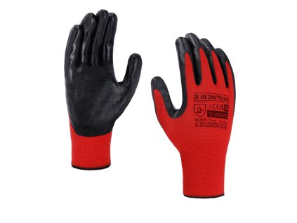 Pracovné polomáčané rukavice PROCERA X-REDNITRON