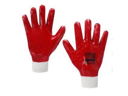 Pracovné celomáčané rukavice PROCERA X-POVI RED