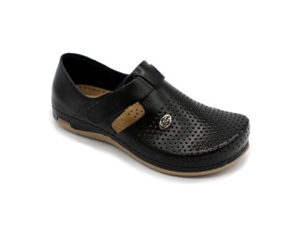 leon 959 damska cela pracovna kozena obuv cierna 00