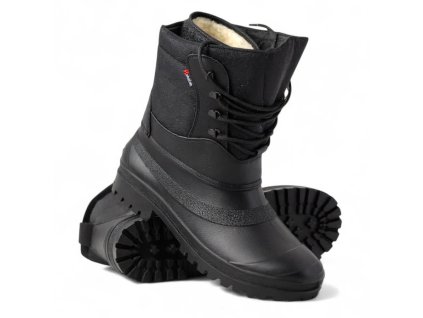 Pánske snehule s vožkou z ovčej vlny čierne 1 8ahy ta