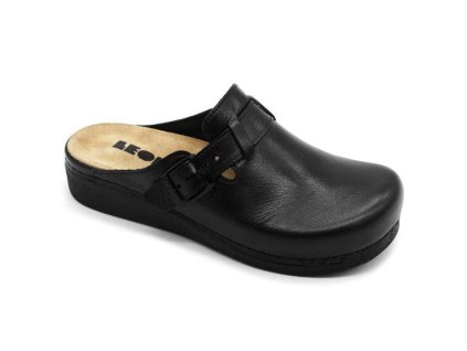 leon 5000 damska antistres zdravotna kozena obuv cierna 00